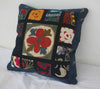 Suzani Pillow 16"x16", Suzani Patchwork Pillow Cushion Cover, decorative throw