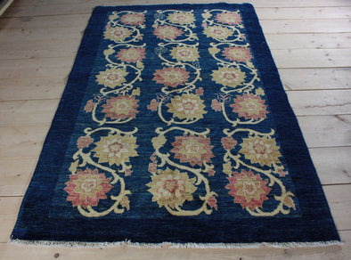 Turkish Carpet Rug 5x8 ft, Modern Oushak Carpet Rug 4.8x7.8