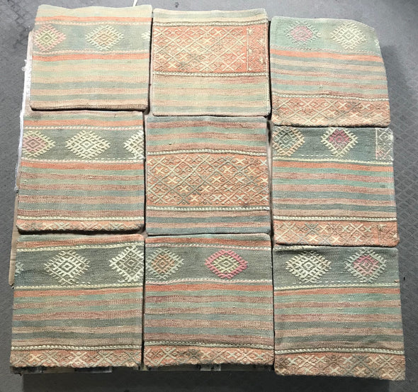 Wholesale - Bulk orders - Antique Kilim Cushions 16x16 - Nine Cushions