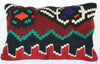 Turkish Kilim Lumbar Pillow 22x14, Kilim Rug Lumbar Cushion Cover