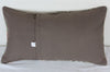 Turkish Kilim Lumbar Pillow 23x13, Kilim Rug Lumbar Cushion Cover
