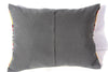 Turkish Kilim Lumbar Pillow 24x16, Kilim Rug Lumbar Cushion Cover 24x16
