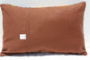 Turkish Kilim Lumbar Pillow 20x13, Kilim Rug Lumbar Cushion Cover 20x13