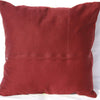 Silk Suzani Pillow 17x17, Suzani Cushion Cover, Embroidered Silk Pillow Red