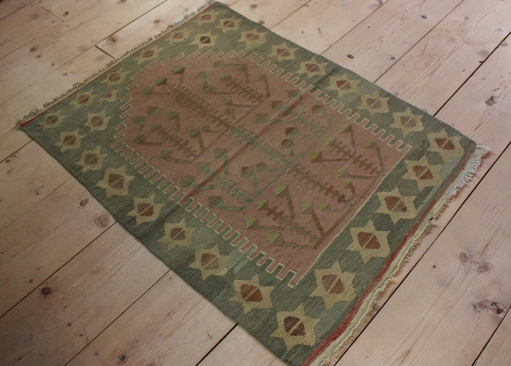 3x4 Turkish Kashkoli Kilim Rug