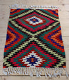 Turkish Kilim Rug 3.4 x 4.7, Geometric Kilim Rug 3x4, Turkish Classic Kilim 41x57